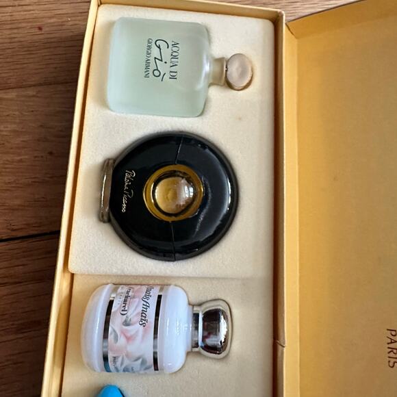 Vintage Premiere Collection Set 6 Mini Designer Perfumes Rare Womens Mini Travel - Picture 11 of 13